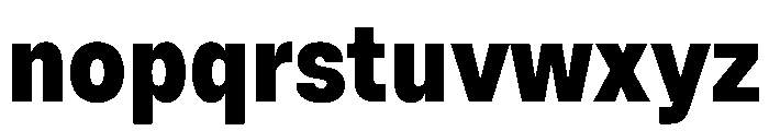 Muoto CondensedBlack Font LOWERCASE