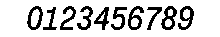 Muoto CondensedItalic Font OTHER CHARS