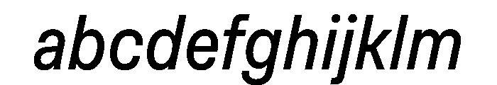 Muoto CondensedItalic FONT