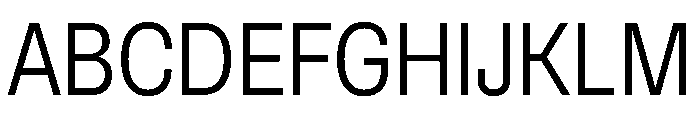 Muoto CondensedLight Font UPPERCASE