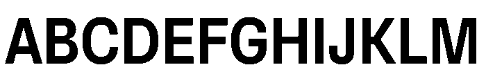 Muoto CondensedMedium Font UPPERCASE