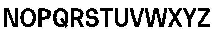 Muoto CondensedMedium Font UPPERCASE