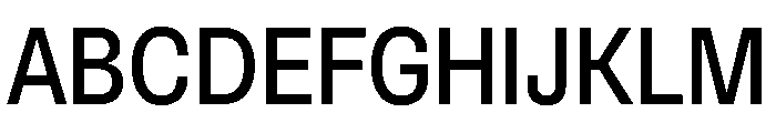 Muoto CondensedRegular Font UPPERCASE