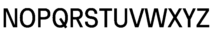 Muoto CondensedRegular Font UPPERCASE