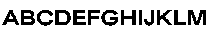 Muoto ExtendedBold Font UPPERCASE