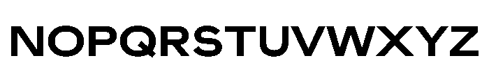 Muoto ExtendedBold Font UPPERCASE