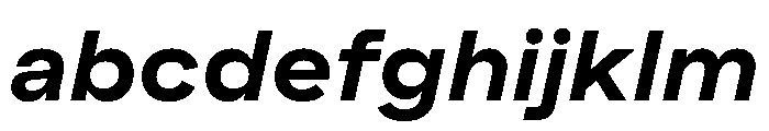 Muoto ExtendedBoldItalic FONT