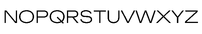 Muoto ExtendedLight Font UPPERCASE