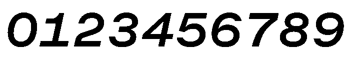 Muoto ExtendedMediumItalic Font OTHER CHARS