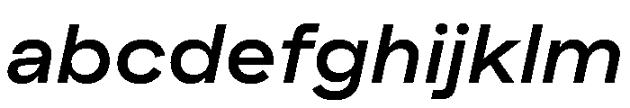 Muoto ExtendedMediumItalic FONT