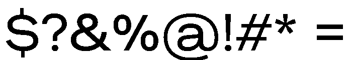 Muoto ExtendedRegular Font OTHER CHARS