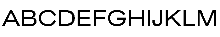 Muoto ExtendedRegular Font UPPERCASE