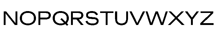 Muoto ExtendedRegular Font UPPERCASE
