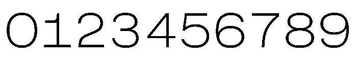 Muoto ExtendedThin Font OTHER CHARS