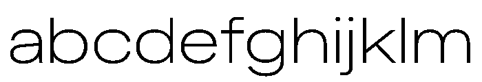 Muoto ExtendedThin FONT