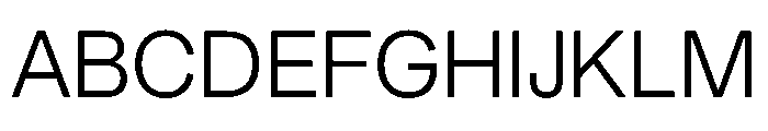 Muoto Light Font UPPERCASE