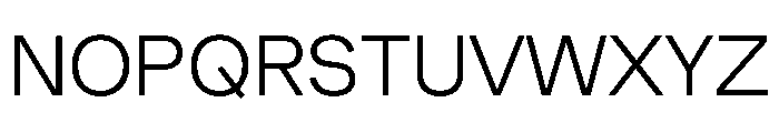 Muoto Light Font UPPERCASE