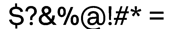 Muoto Regular Font OTHER CHARS
