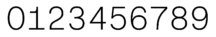 Muoto Thin Font OTHER CHARS