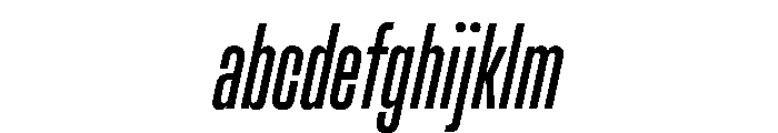 Muoto UltraCondensedLightItalic FONT