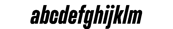 Muoto UltraCondensedMediumItalic FONT