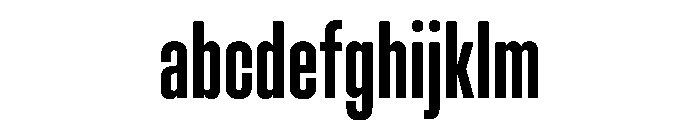 Muoto UltraCondensedRegular FONT