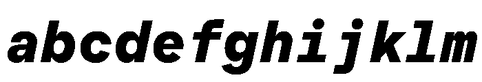 MuotoMono BlackItalic FONT