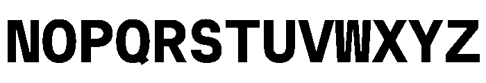 MuotoMono Bold Font UPPERCASE