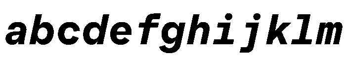 MuotoMono BoldItalic FONT