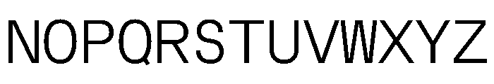 MuotoMono Light Font UPPERCASE