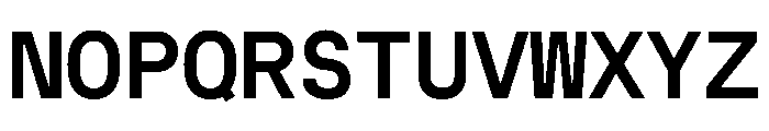 MuotoMono Medium Font UPPERCASE