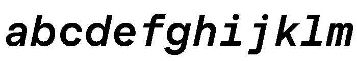MuotoMono MediumItalic FONT