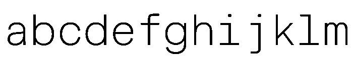 MuotoMono Thin FONT