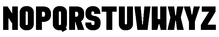MuotoMonoCondensed Black Font UPPERCASE