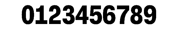 MuotoMonoCondensed Bold Font OTHER CHARS