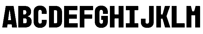 MuotoMonoCondensed Bold Font UPPERCASE