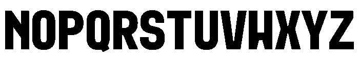 MuotoMonoCondensed Bold Font UPPERCASE