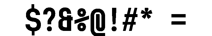 MuotoMonoCondensed Medium Font OTHER CHARS