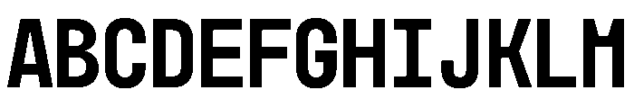 MuotoMonoCondensed Medium Font UPPERCASE