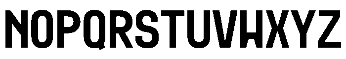 MuotoMonoCondensed Medium Font UPPERCASE