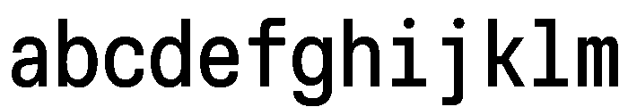 MuotoMonoCondensed Regular FONT