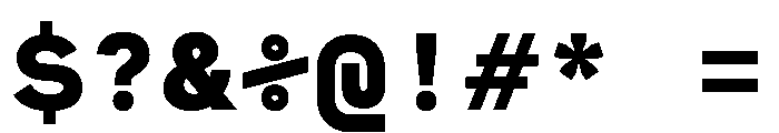 MuotoMonoExtended Black Font OTHER CHARS