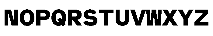 MuotoMonoExtended Black Font UPPERCASE