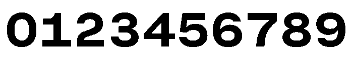 MuotoMonoExtended Bold Font OTHER CHARS