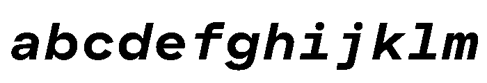 MuotoMonoExtended BoldItalic FONT