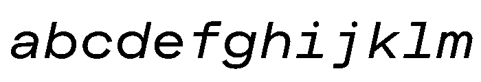 MuotoMonoExtended Italic FONT