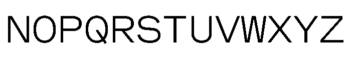 MuotoMonoExtended Light Font UPPERCASE