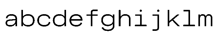 MuotoMonoExtended Light FONT