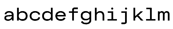 MuotoMonoExtended Regular FONT