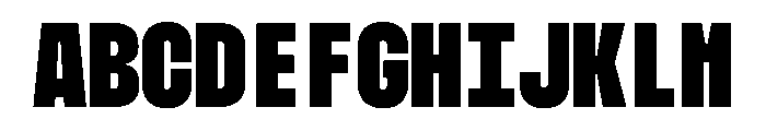 MuotoMonoUltraCond Black Font UPPERCASE